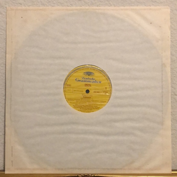 G. Verdi Nabucco Perf. by Chor & Orchester der Deutschen Oper Berlin Vinyl Lp - Picture 3 of 5